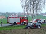 VU Stachesried - Schweres Geraet im Einsatz